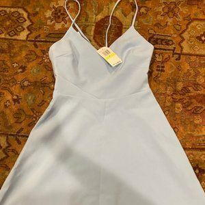 LIKELY brand Baby blue short dress with Straps